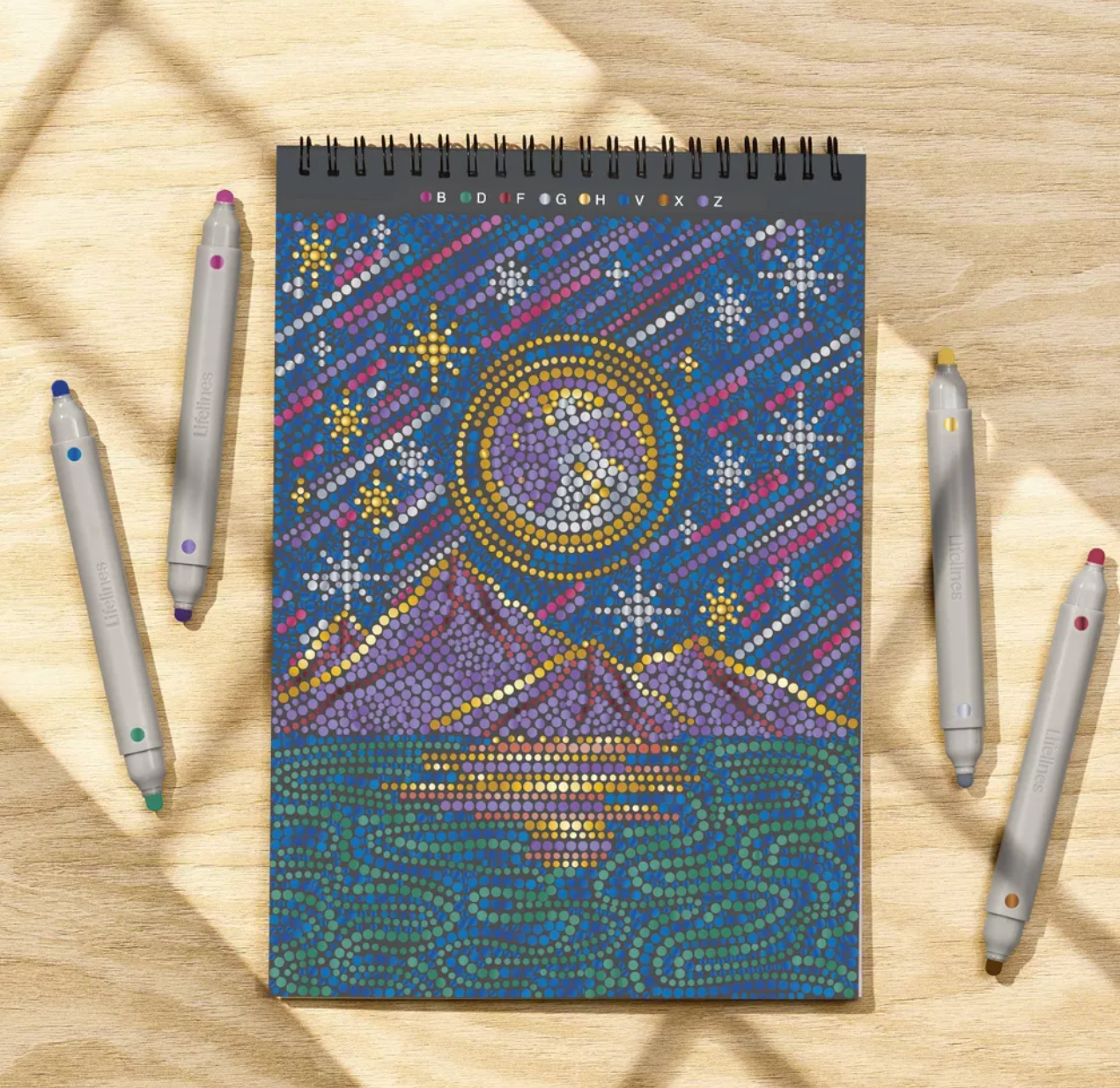 FlowArt Dot-By-Letter - Into the Galaxy Metallic