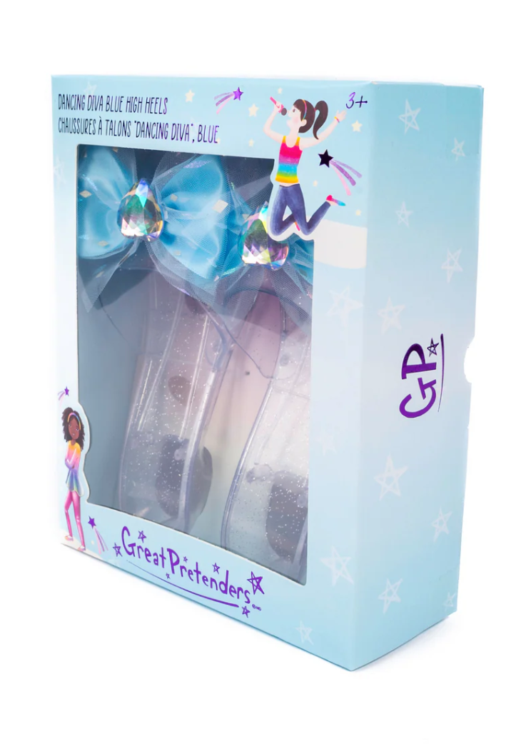 Dancing Diva Blue High Heels