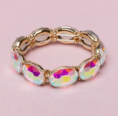 Boutique Chic Aurora Borealis Gem Bracelet