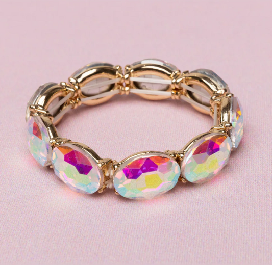 Boutique Chic Aurora Borealis Gem Bracelet