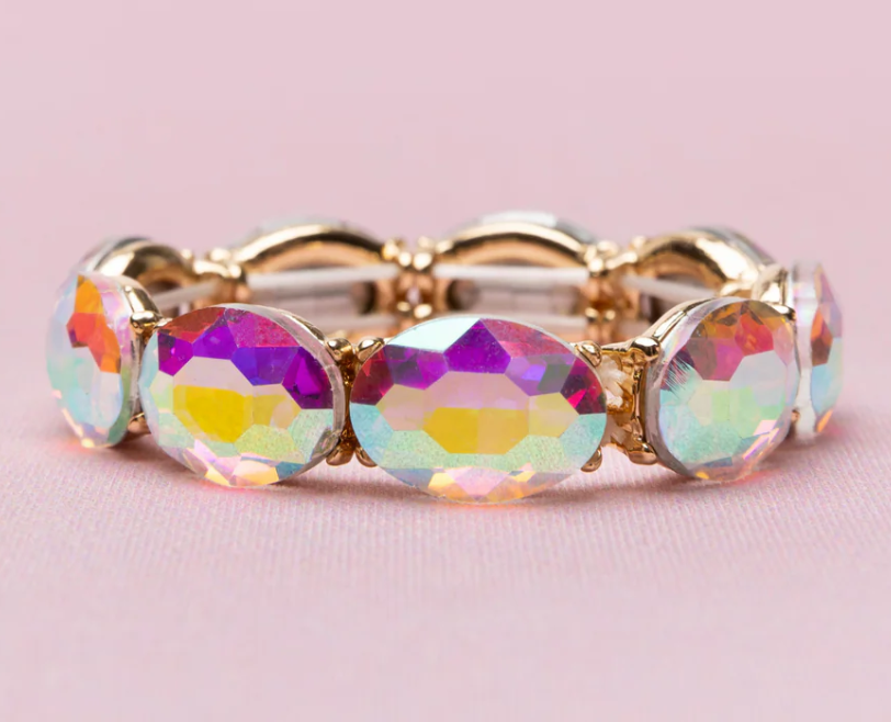 Boutique Chic Aurora Borealis Gem Bracelet