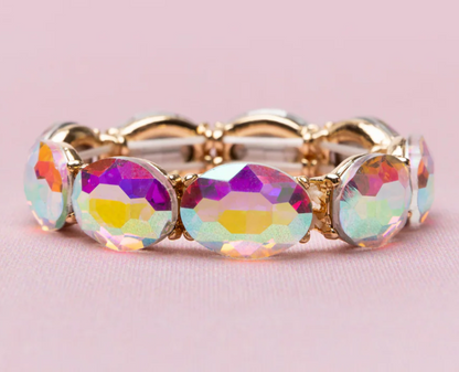 Boutique Chic Aurora Borealis Gem Bracelet