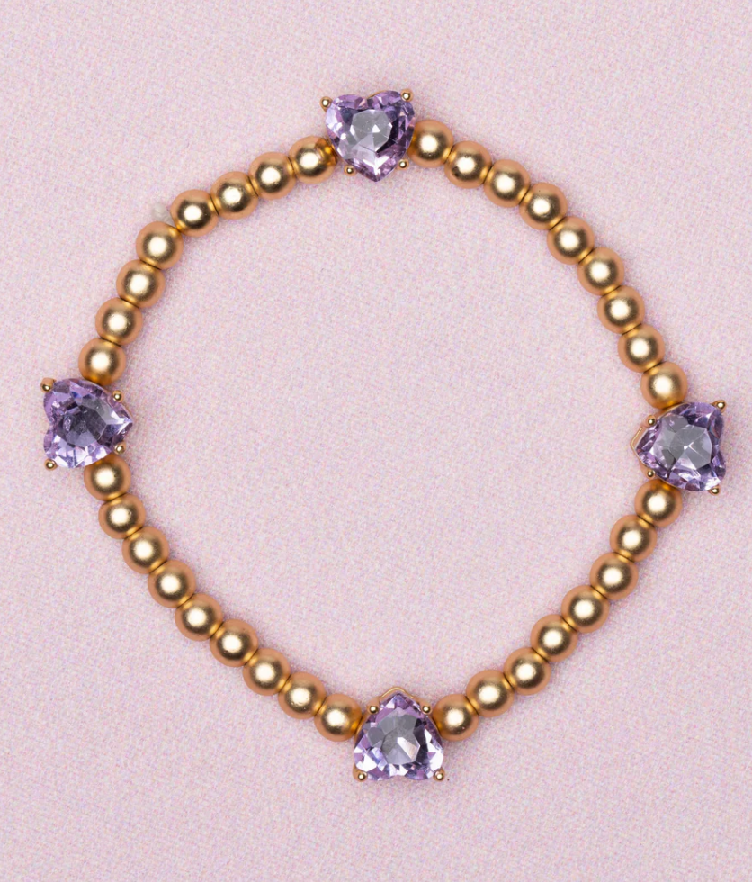 Boutique Chic Amethyst Love Bracelet