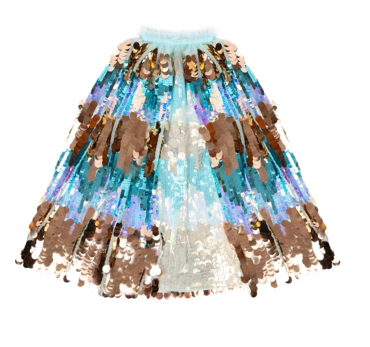 The 5th Avenue Paillette Cape - Mermalicious, Size 4-6