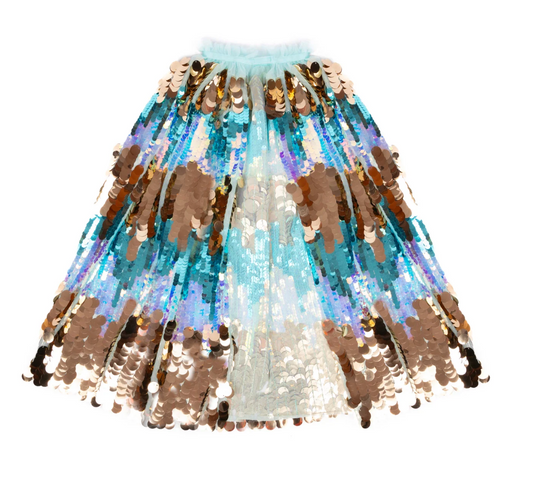 The 5th Avenue Paillette Cape - Mermalicious, Size 4-6
