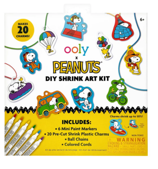 Ooly x Peanuts DIY Shrink Art Kit