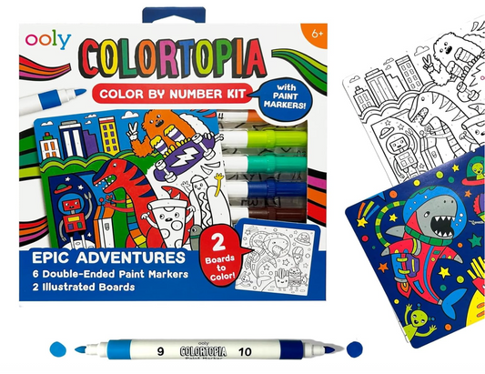 Colortopia Paint Marker by Number - Epic Adventures