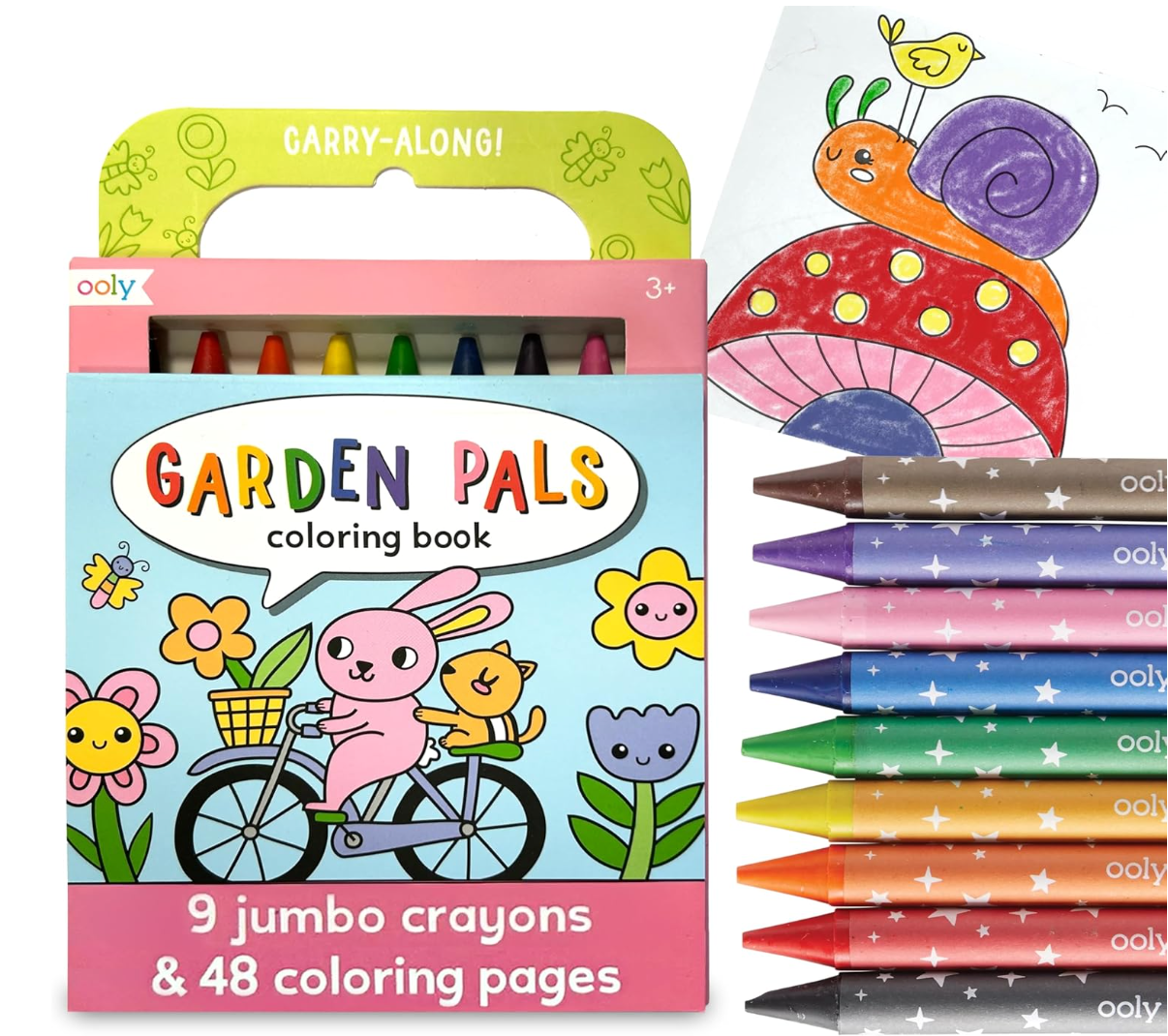 Carry-Along Coloring Set - Garden Pals