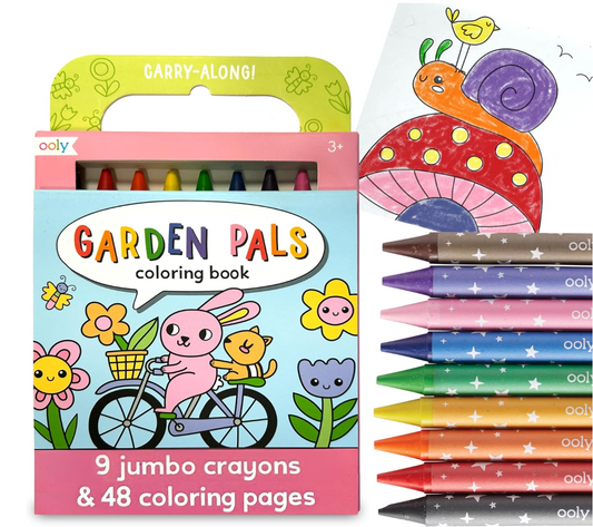 Carry-Along Coloring Set - Garden Pals