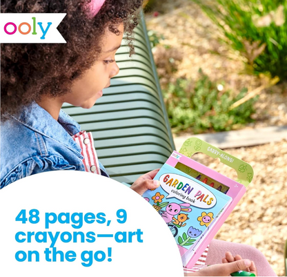 Carry-Along Coloring Set - Garden Pals