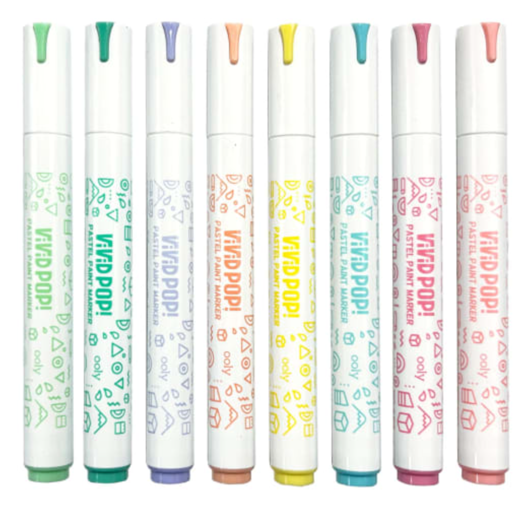 Vivid Pop! Opaque Water-Based Paint Markers - Pastel