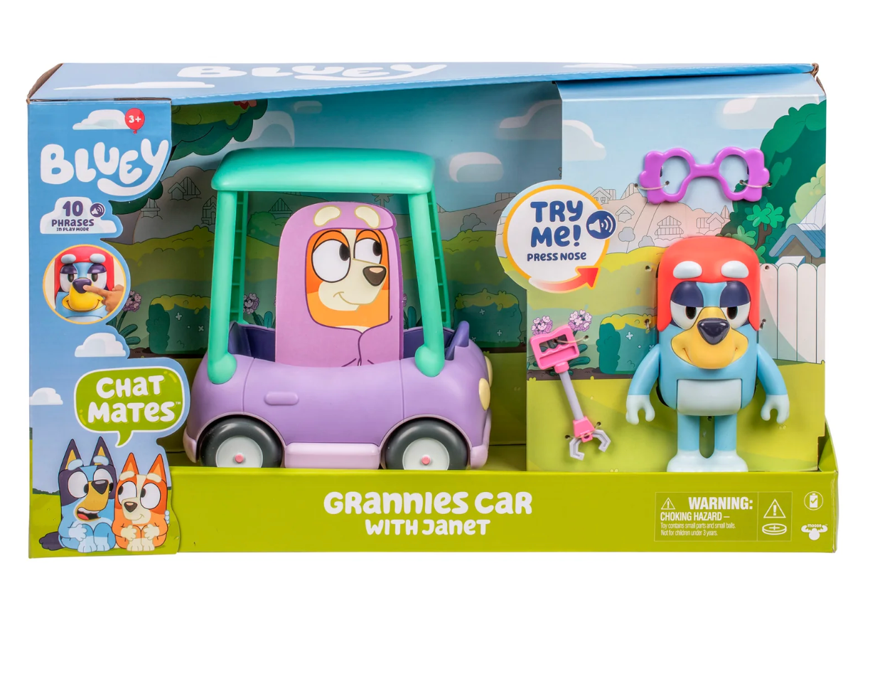 Bluey Chat Mates Janet Playset