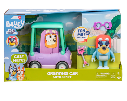 Bluey Chat Mates Janet Playset