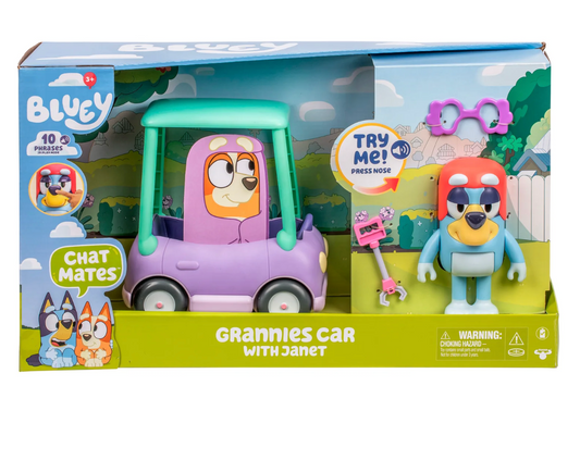 Bluey Chat Mates Janet Playset