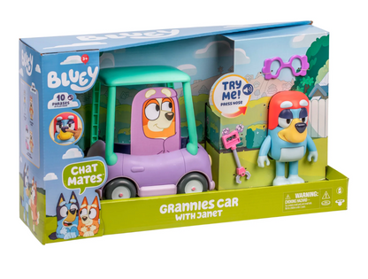 Bluey Chat Mates Janet Playset