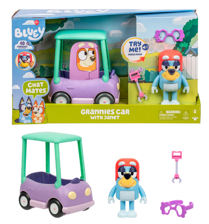 Bluey Chat Mates Janet Playset