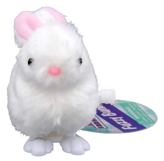 Farm Fresh Fuzzy Bunny Wind Up