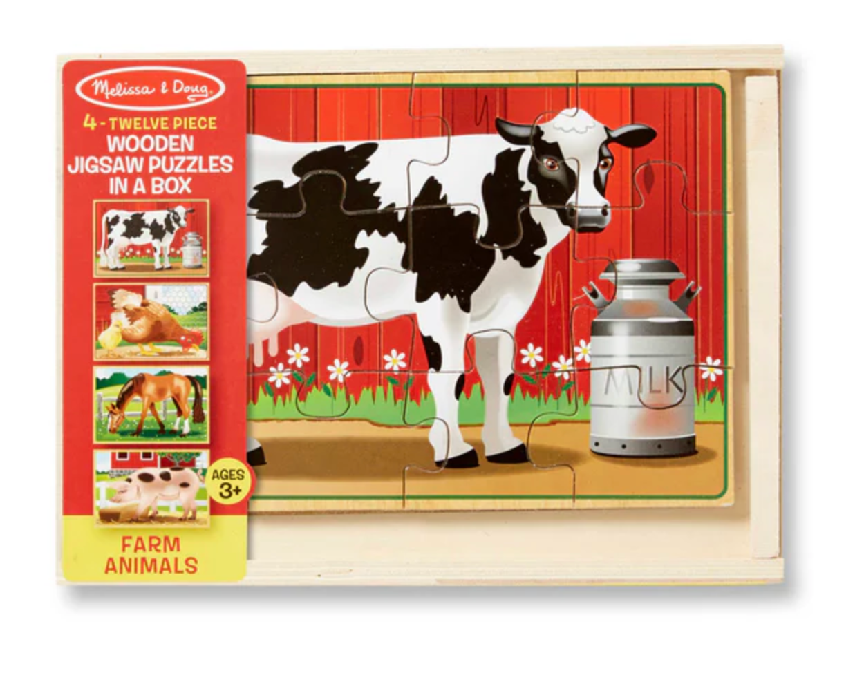 Farm Animal Puzzles in a Box