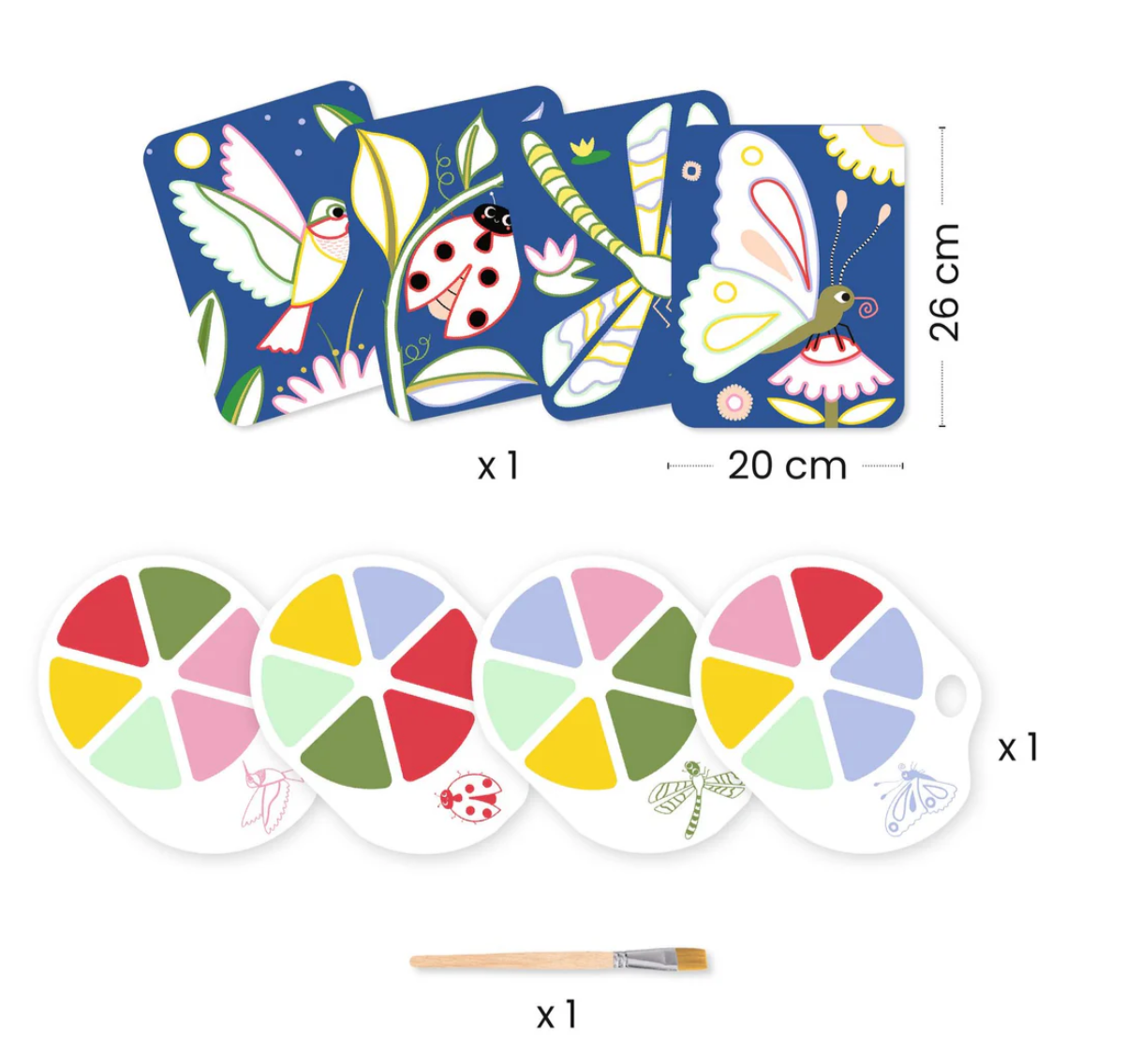 Ceeepy Crawlies Paint with Water Activity Set