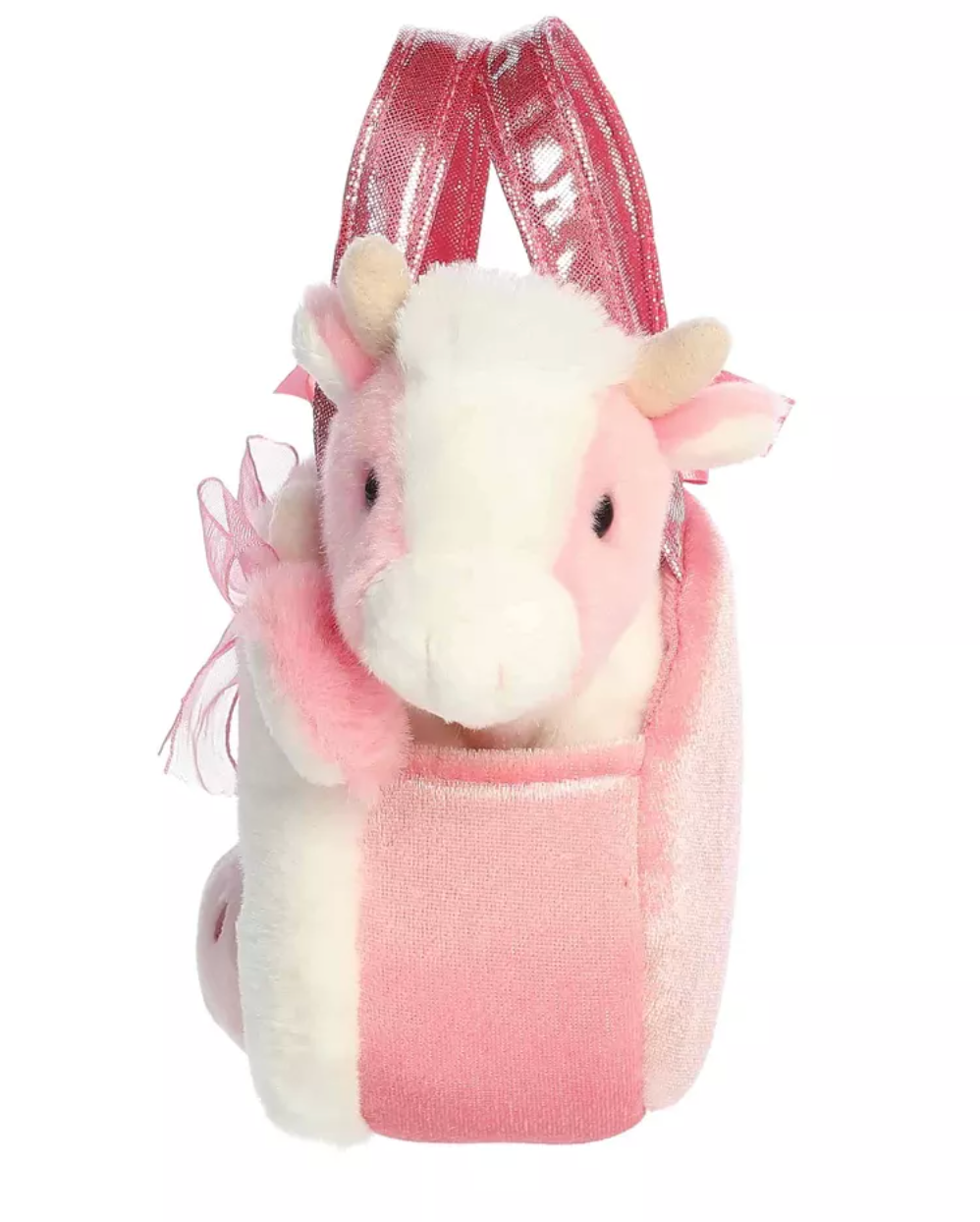 Fancy Pals Fuzzy Face Strawberry Cow