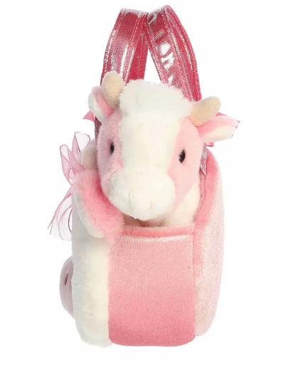 Fancy Pals Fuzzy Face Strawberry Cow