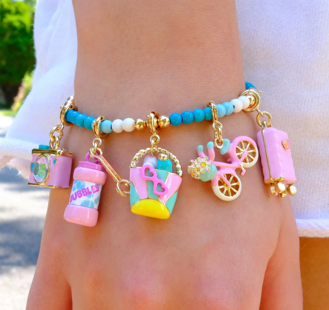 Gold Bicycle Charm