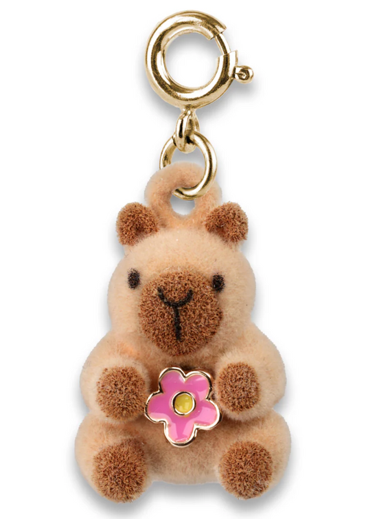 Gold Furry Capybara Charm