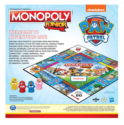 Paw Patrol Monopoly Jr.