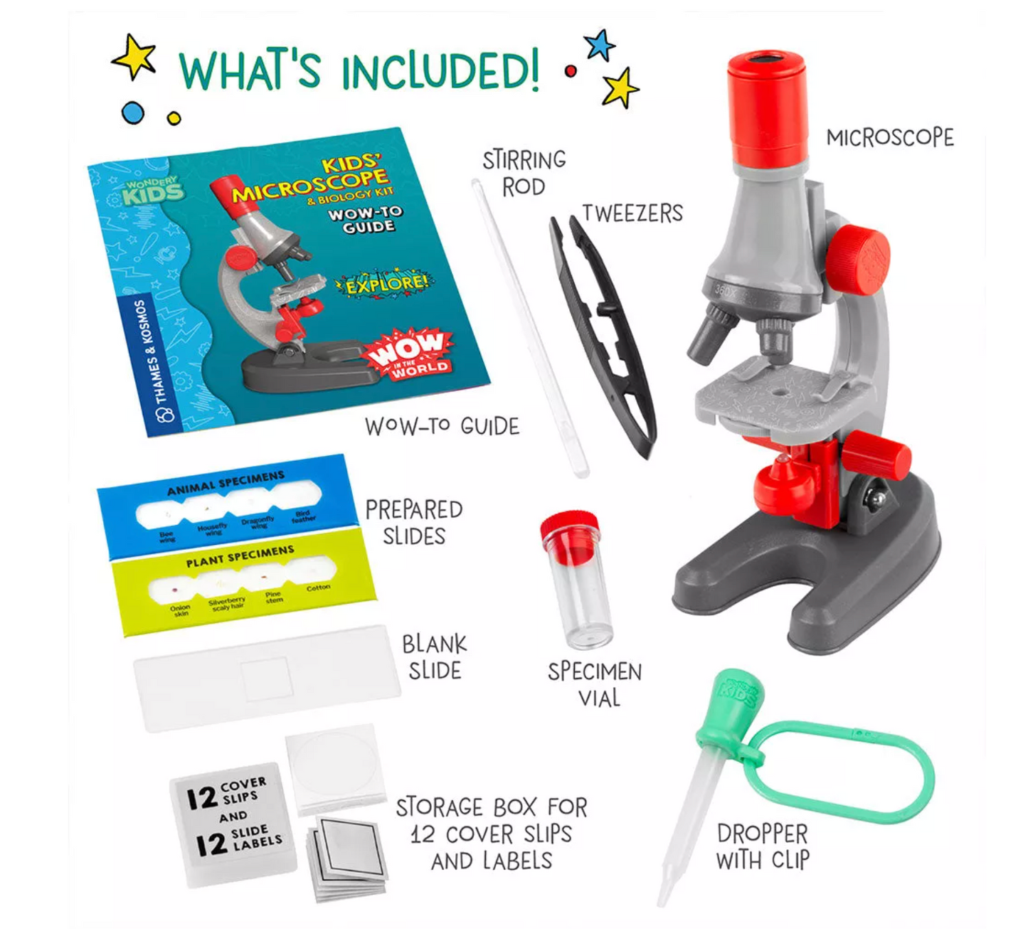 WOW in the World: Kids Microscope & Biology Kit