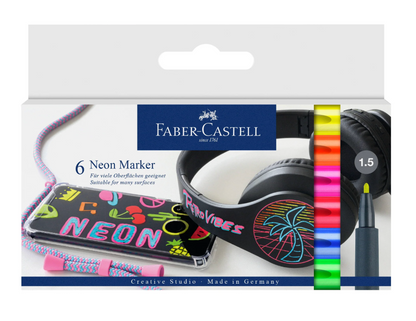 Neon Markers - 6 ct.