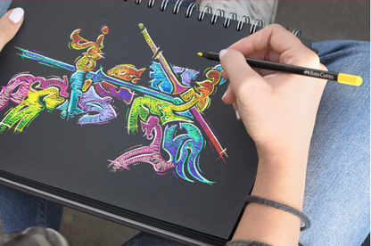 Black Edition Color Pencils - Neon & Pastel