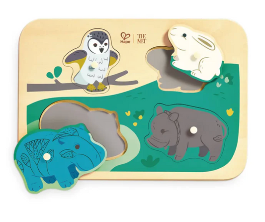 The Met Collection: Animal Friends Peg Puzzle