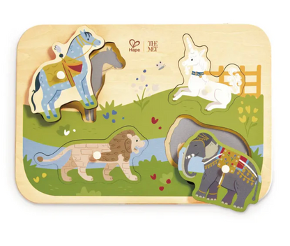 The Met Collection: Majestic Animals Peg Puzzle