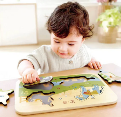 The Met Collection: Majestic Animals Peg Puzzle