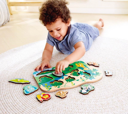 Wild Animals Peg Puzzle