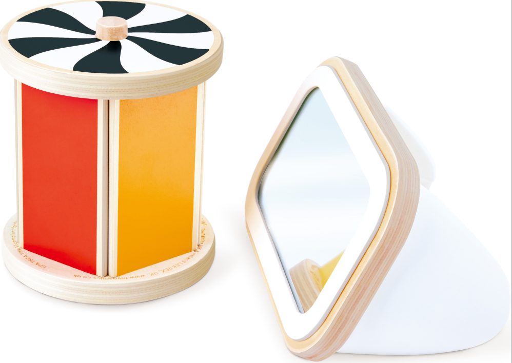 Spinning Drum with Mirror