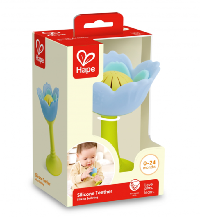 Rattle & Teether - Blue