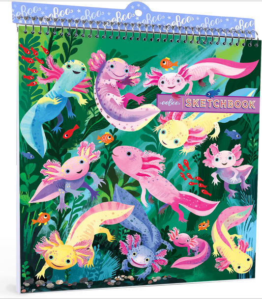 Axolotl Square Sketchbook