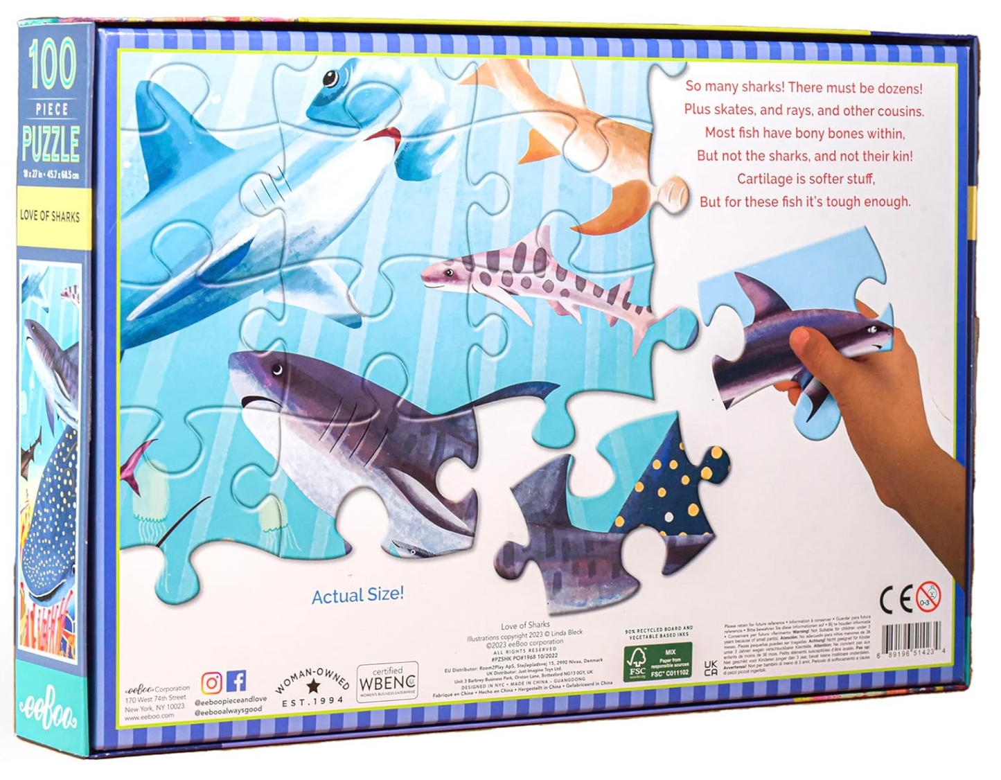 Love of Sharks 100 pc. Puzzle