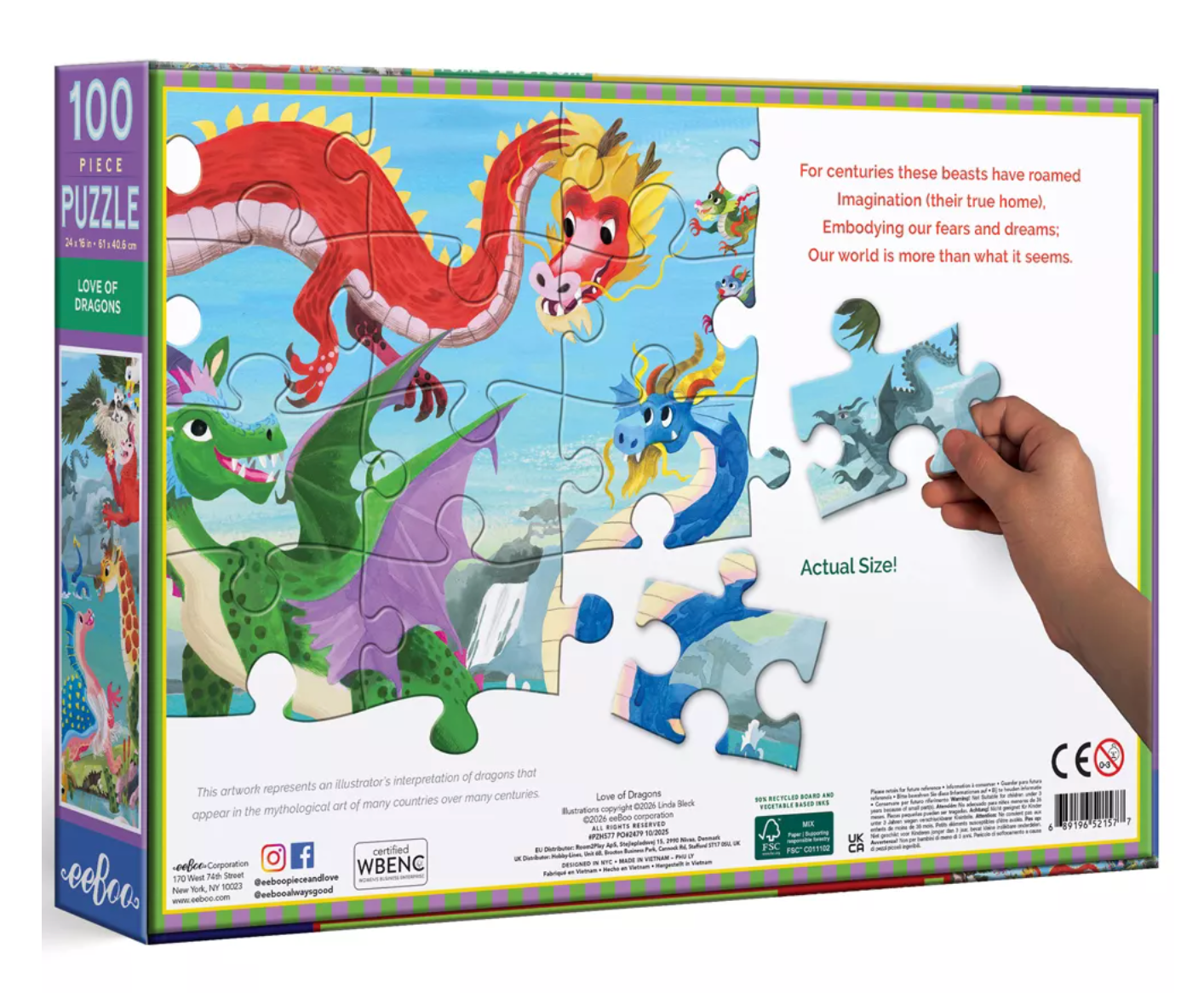 Love of Dragons 100 pc. Puzzle