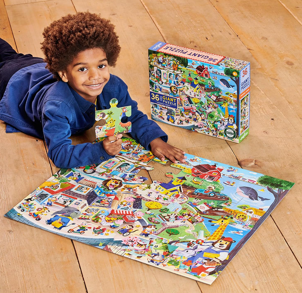 Friendly Town 36 pc Giant Puzzle