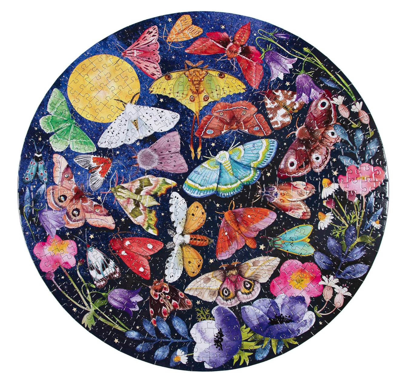 Moths 500 pc. Round Puzzle
