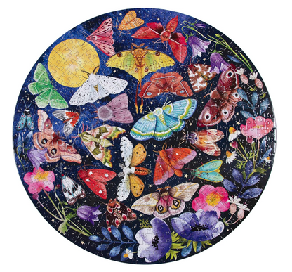 Moths 500 pc. Round Puzzle