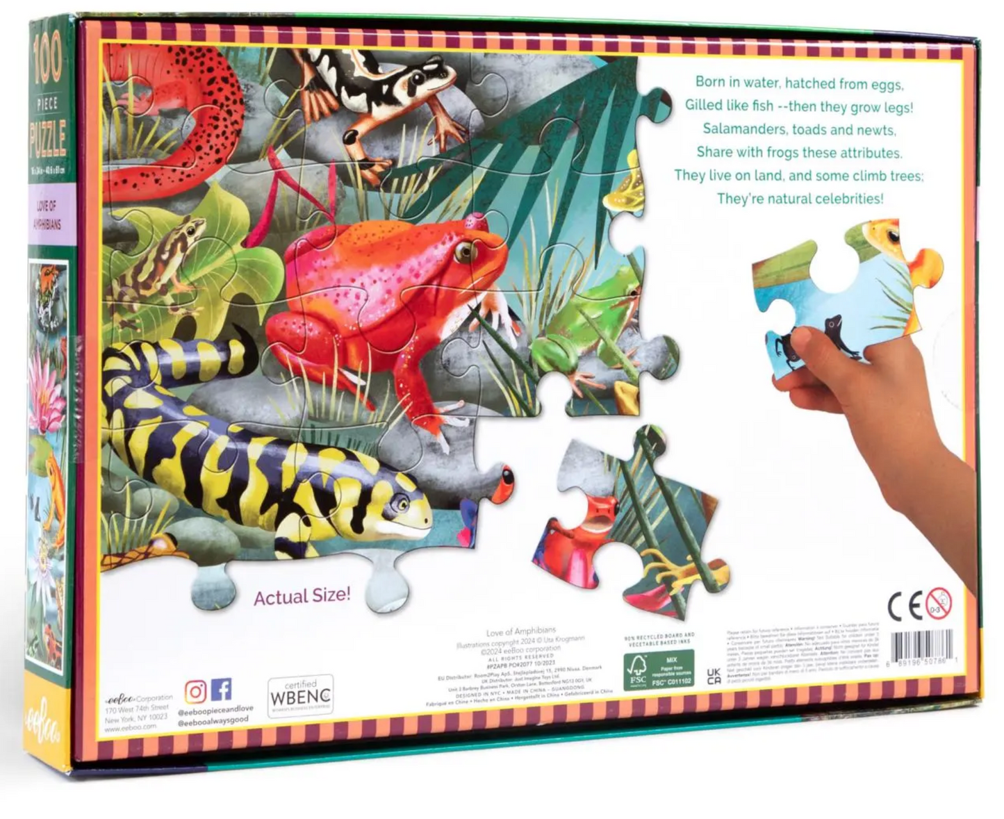 Love of Amphibians 100 pc. Puzzle