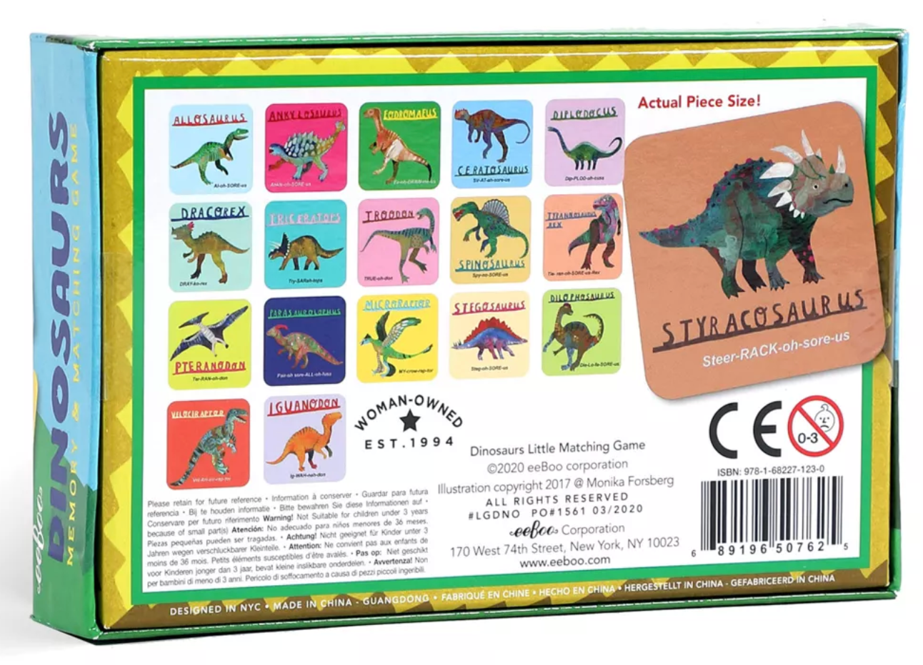Dinosaurs Little Matching Game