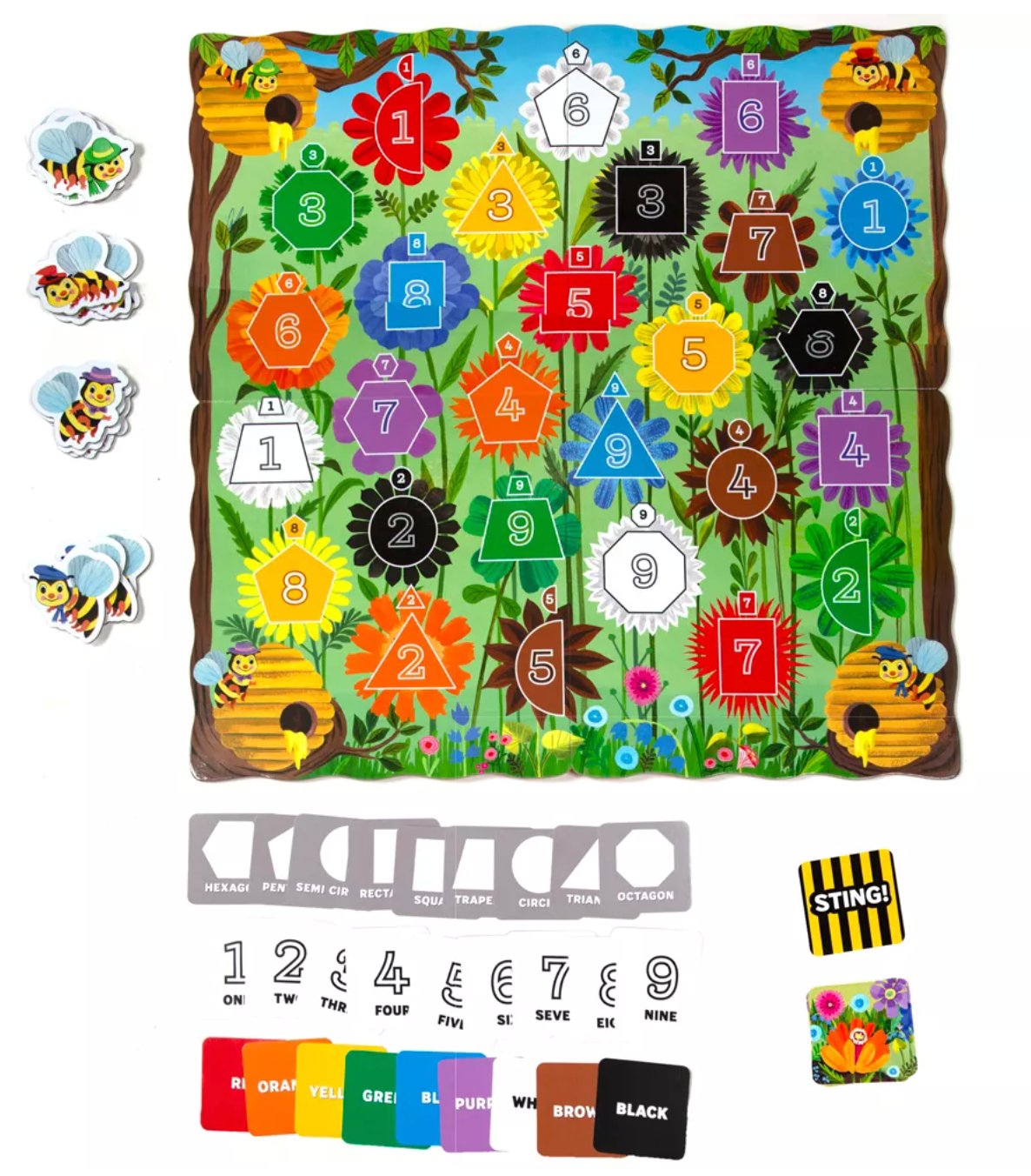 Bouncy Bees Shaped Game