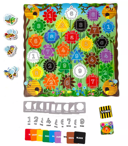 Bouncy Bees Shaped Game