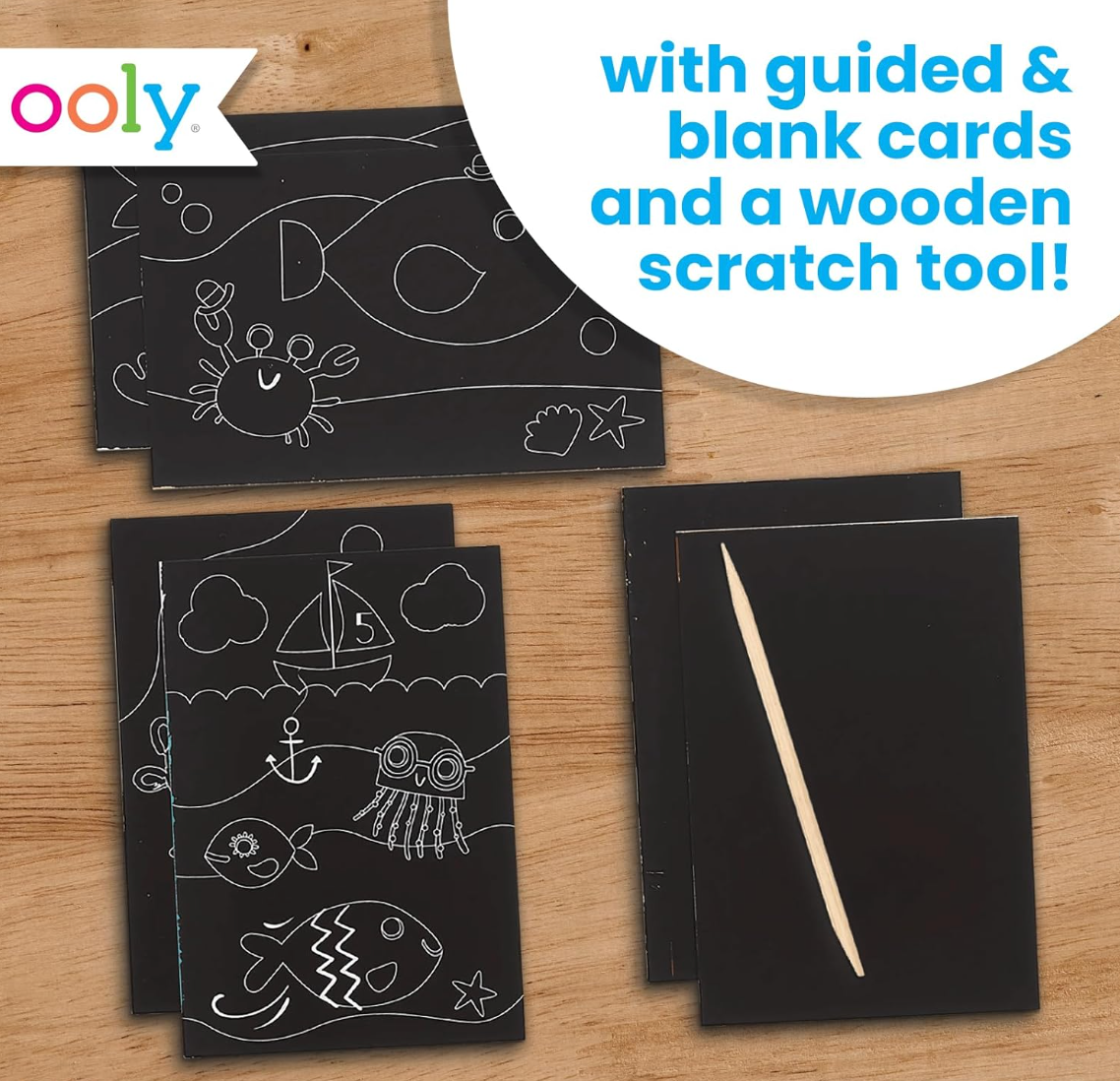 Scratch & Scribble Mini Kit - Friendly Fish