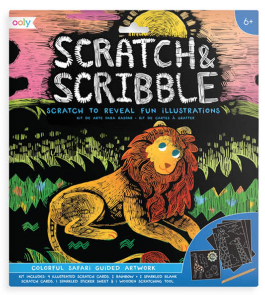Scratch & Scribble - Colorful Safari