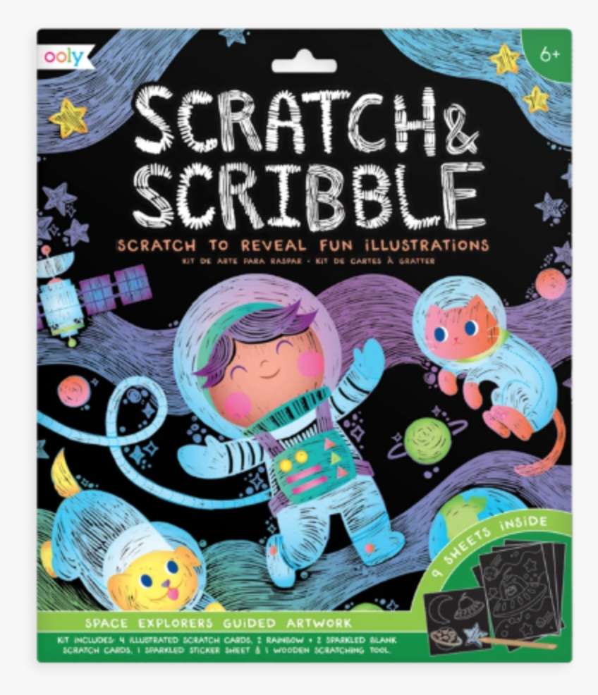 Scratch & Scribble - Space Explorers
